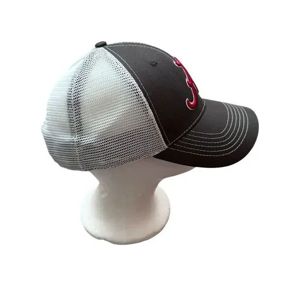 Alabama Crimson Tide Adjustable Gray Mesh Hat NEW - Picture 2 of 5